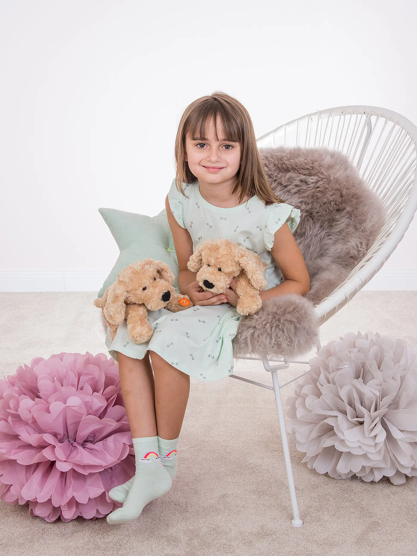 HERMANN TEDDY | Plüschtier - Schlenkerhund 28cm | 